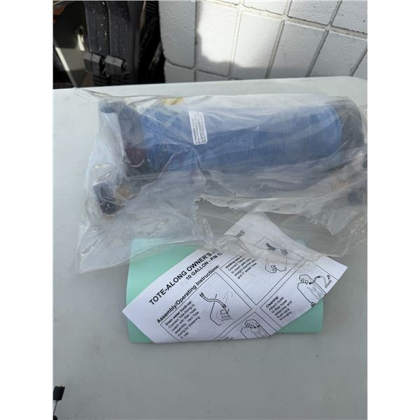 Tote along hose and drain hose