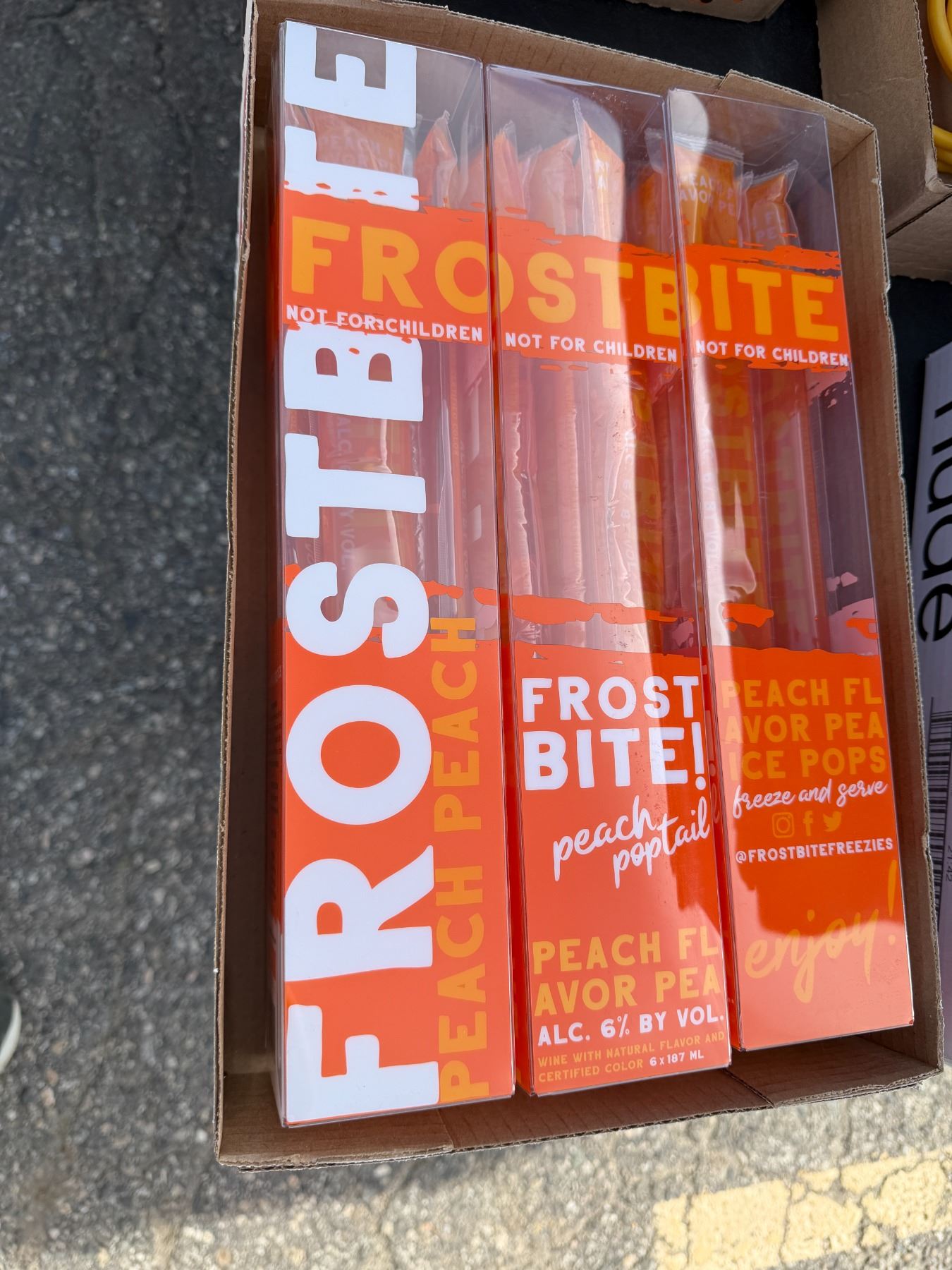 Frostbite peach pop tails must have valid ID