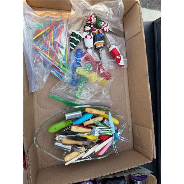 Pickle forks, spreaders, and other items