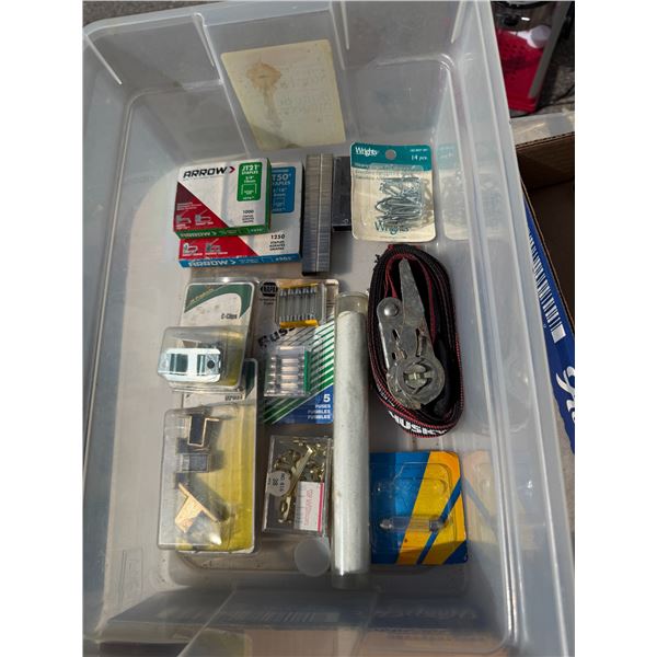 Fuses, staples, and other hardware and husky strap