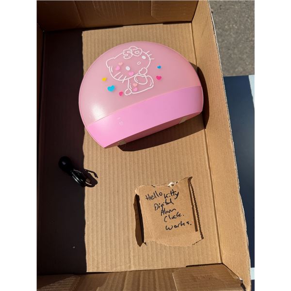 Hello Kitty, digital alarm clock