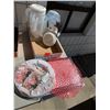 Image 1 : Kitchen items and flower holder ring