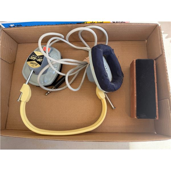 ELEGA  DR – 62C headphones and record