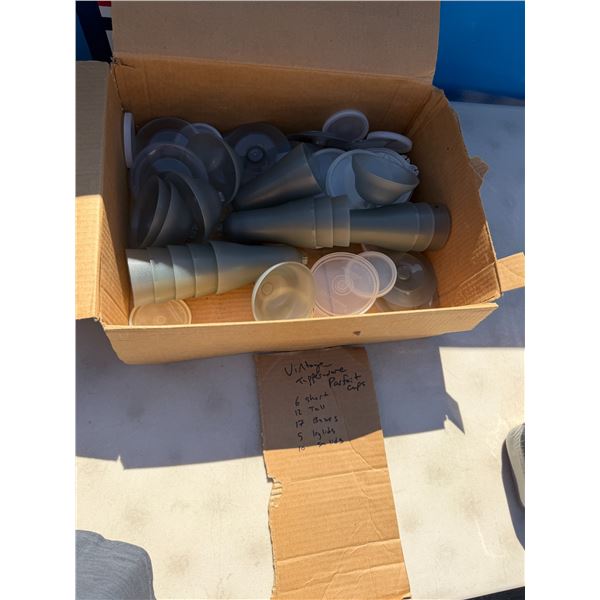 Vintage Tupperware parfait cups