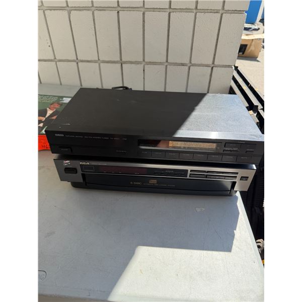 Yamaha tuner and RCA compact displayer