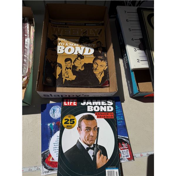 James Bond magazines
