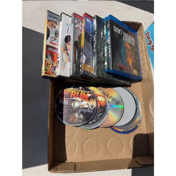 DVDs and Blu-ray's