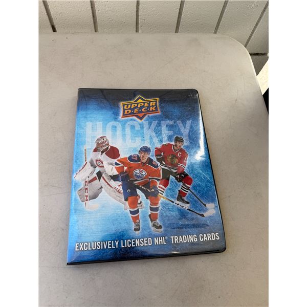 Upper deck, Hockey card binder