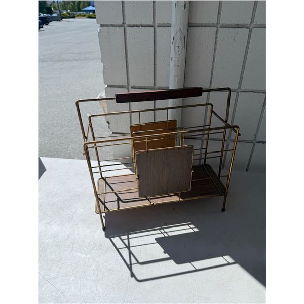 Vintage magazine rack