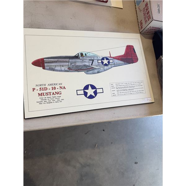 North American P – 51D – 10 – NA Mustang airplane decor