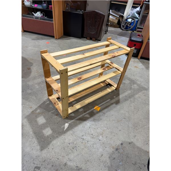 Wood shelf