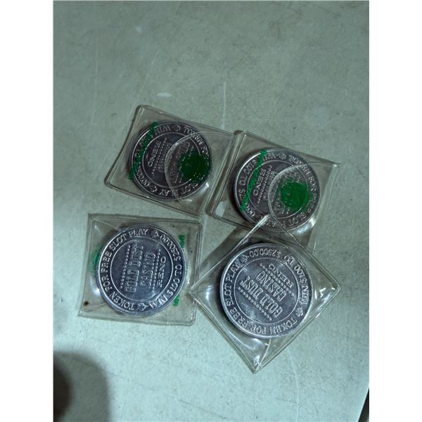 4x gold dust casino tokens
