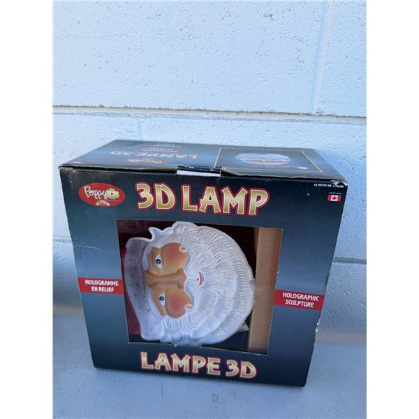 3-D Santa lamp