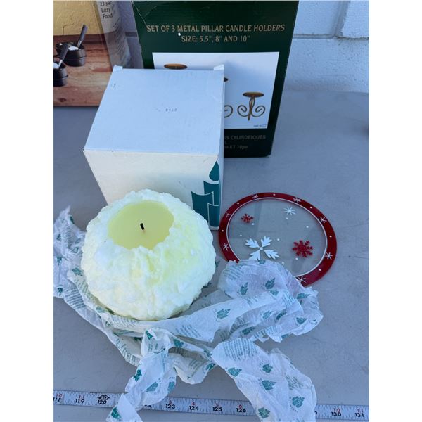 Candle and candle holders