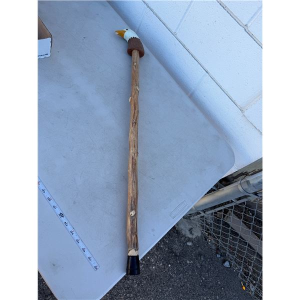 Carved walking stick
