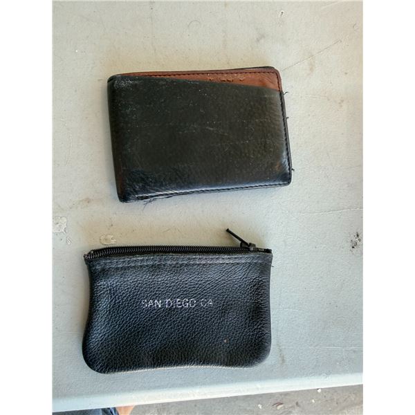 Fossil wallet and a change purse