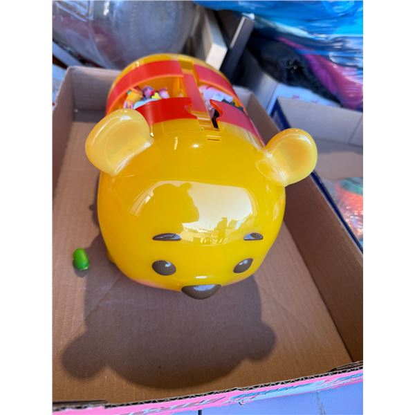 Pooh bear toy with accessories inside