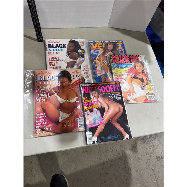 High society, college girls and other adult magazines