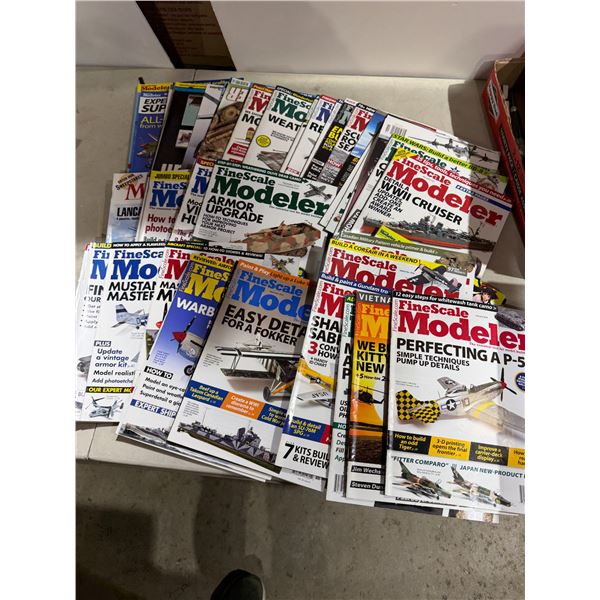 Fine scale model magazines