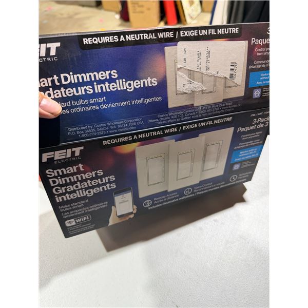 Total of five smart dimmers