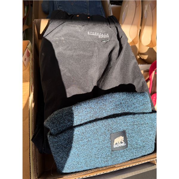 Storm pack, Sun ice pants size medium with a BERNE toque