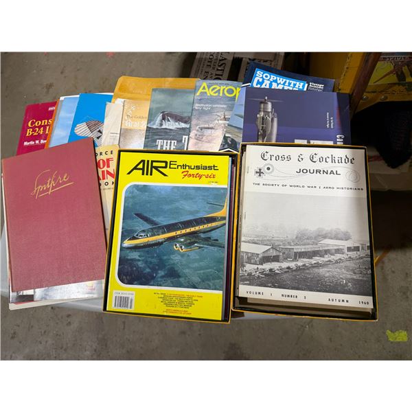 Assorted cross and cockade journals, air magazines, etc.