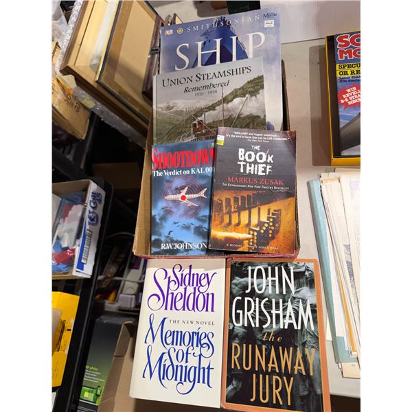 Ship books, airplane books, and other books