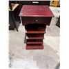 Image 1 : Side table with shelves and a drawer