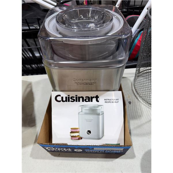Cuisine ART, frozen yogurt and ice cream maker
