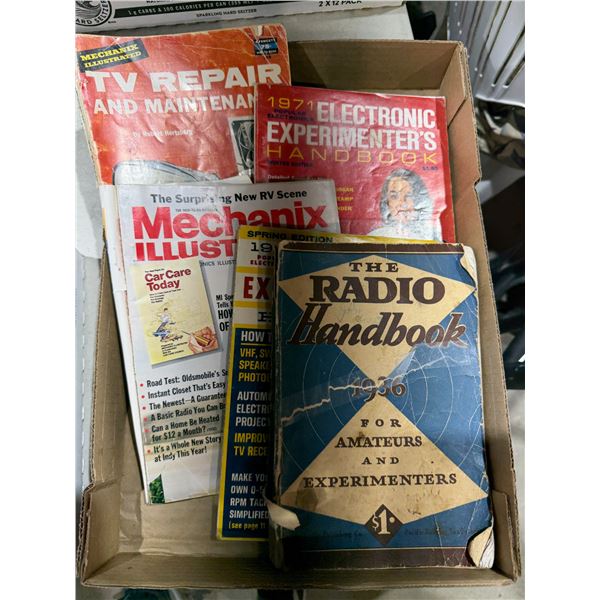 Vintage books and handbook
