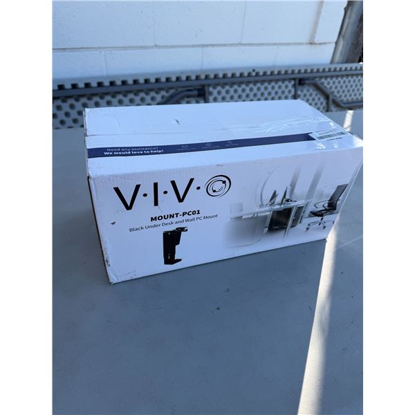 VIVO black under desk and wall PC mount