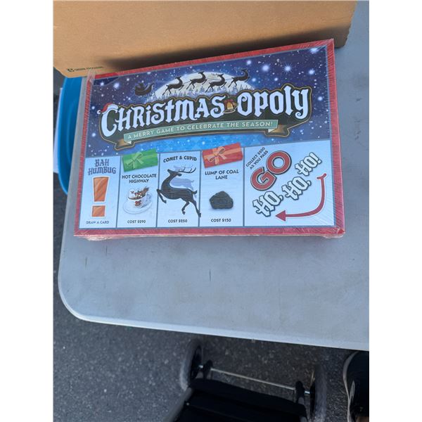 Christmas Opoly sealed