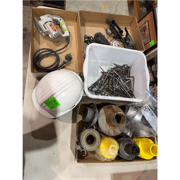 Alan Keys, jigsaw helmet, vehicle parts, etc.