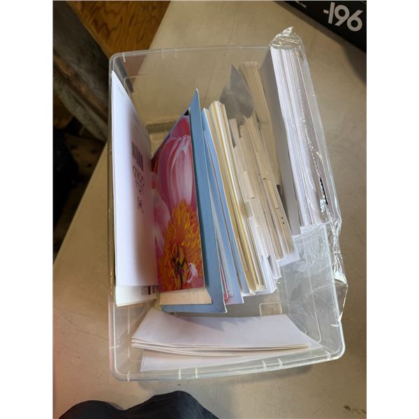 Cards and envelopes