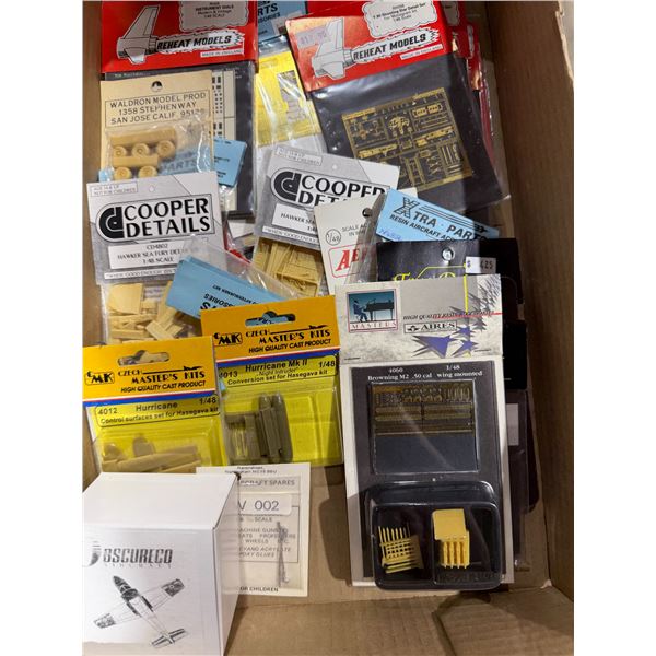 Modeling, accessories and decals, etc.