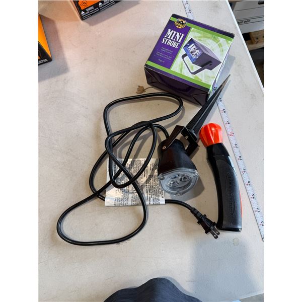 Mini strobe and other items