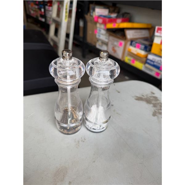 Trudeau salt and pepper shakers