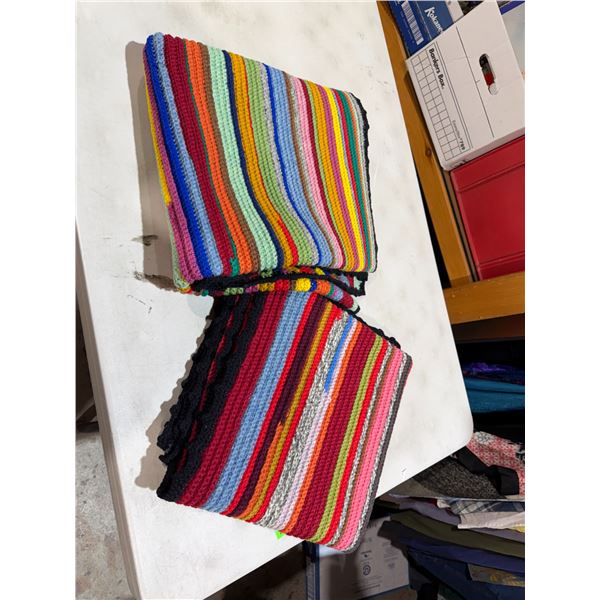 2 handmade blankets