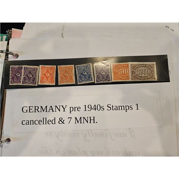 1940 Germany stamps