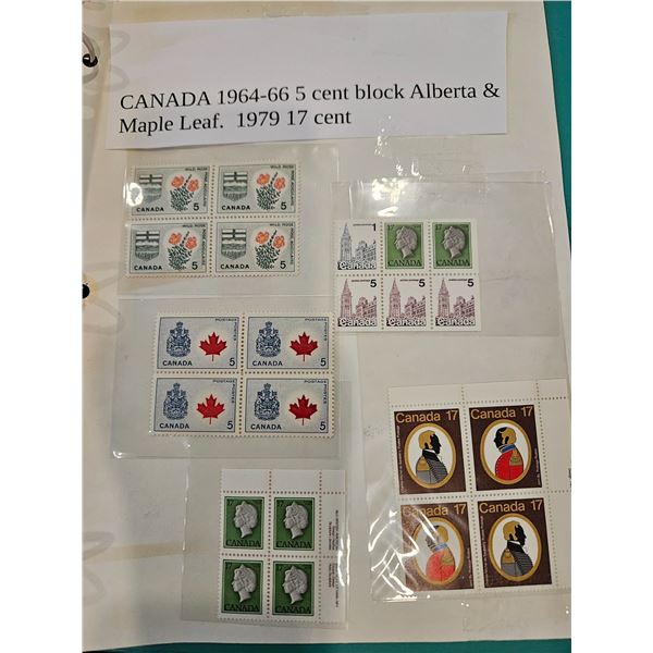 1964-1979 Canada stamps
