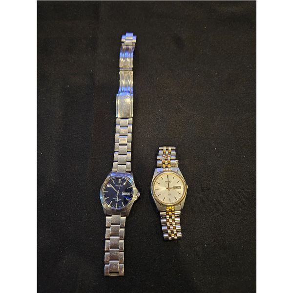 2x Seiko watches