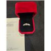 Image 2 : 3.60 CT TW ROUND CUT MOISSANITE STONES SET IN 925 SILVER RING SIZE 7 RETAIL VALUE $2,100.00