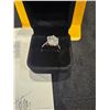 Image 2 : 5.00 CT ROUND CUT MOISSANITE STONE SET IN 925 SILVER RING SIZE 7.5 RETAIL VALUE $3,175.00