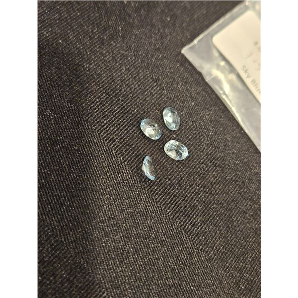 4.09ct Topaz stones