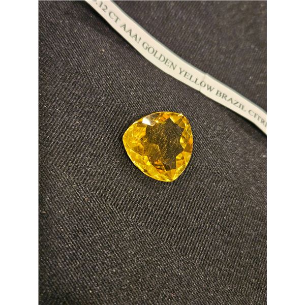19.12ct Citrine Trillion