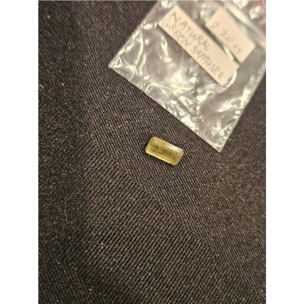 2.20ct Natural green Sapphire