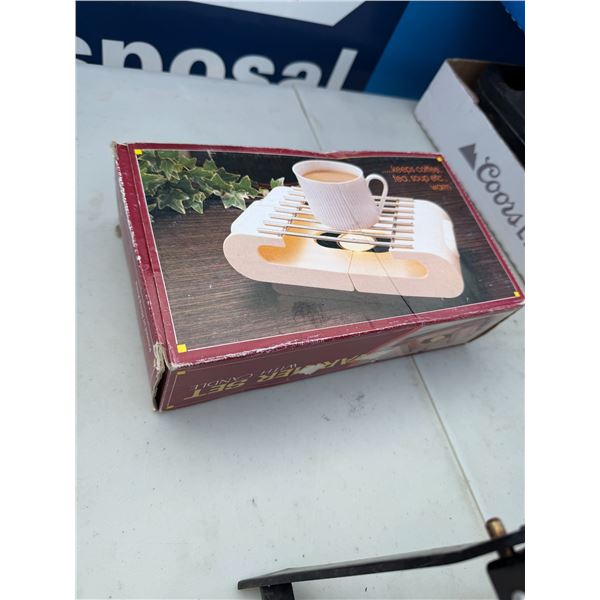 Warmer set with candle