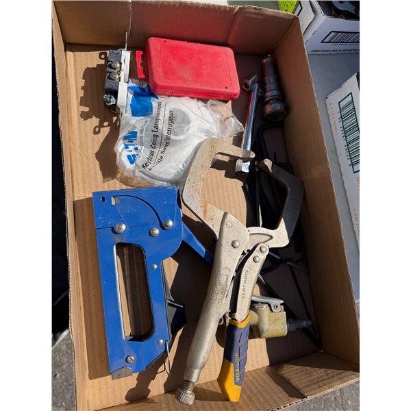 Vice grip, clamp, and other tools