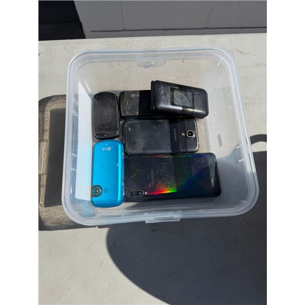 Assorted phones
