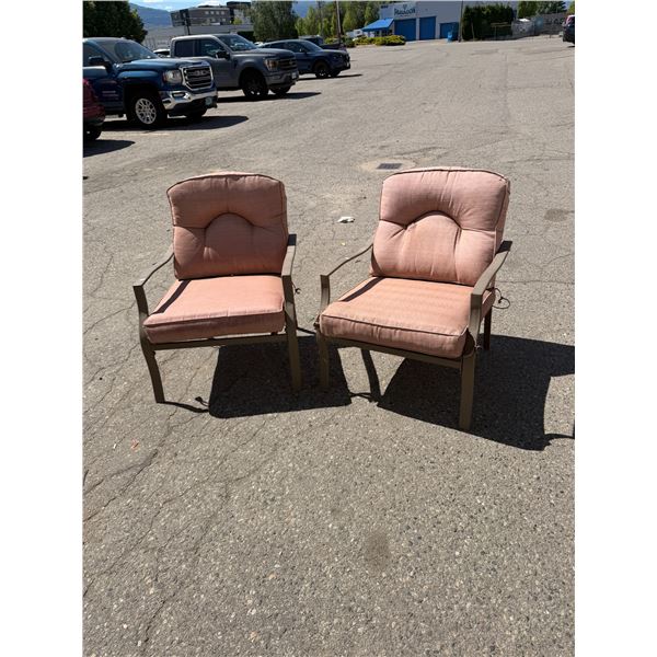 Two patio chairs